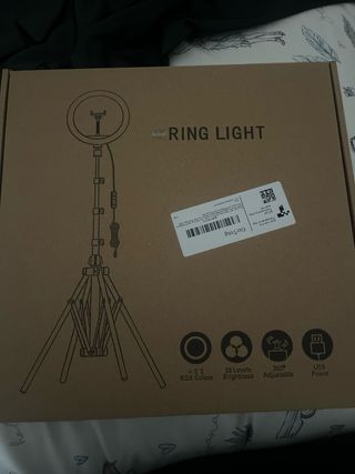 Aro de Luz LED con Trípode y Soporte Móvil