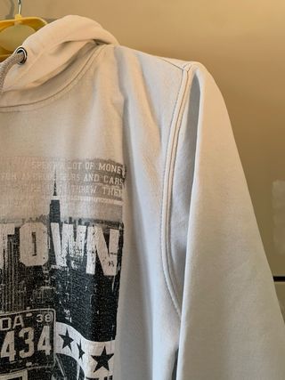 Felpa Clayton con cappuccio tg S cotone