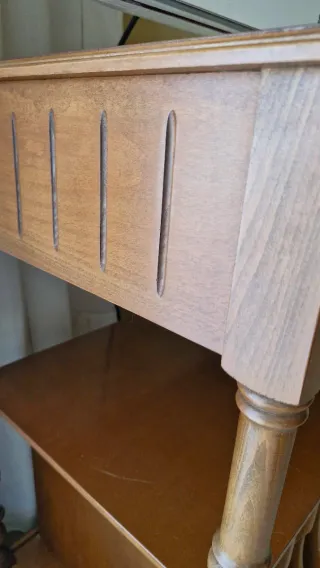 Mueble TV madera de Nogal único marrón en LLEIDA