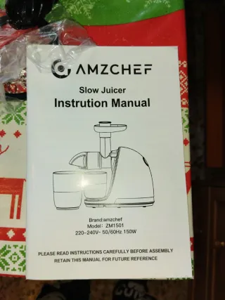 Extractor de zumos negro