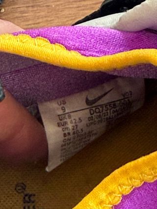 Zapatillas Nike Air Force 1 Morado Blanco