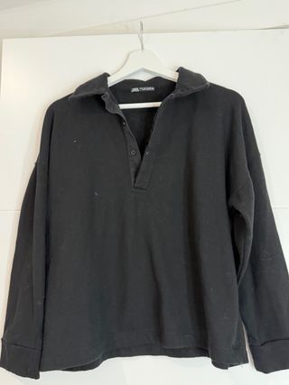 Sudadera Zara Talla Única Negra
