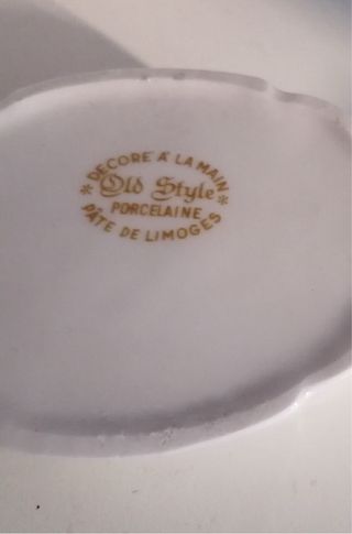 Portagioie porcellana decorata a mano cigni