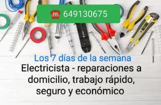 Electricista Servicio a Domicilio.