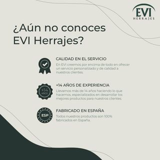 EVI Herrajes | Tope para Puerta | Acero Inoxidable