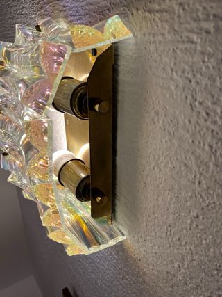 Applique in cristallo Murano multicolore