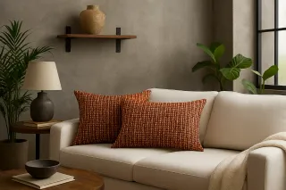 Cojines de seda 100% elaborados artesanalmente