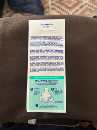 Biberón Mifarma Baby 270ml Silicona Tetina Redonda