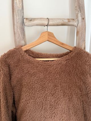 Jersey borreguito marrón