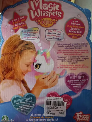 Peluche Magic Whispers Kitties Gato Hablador