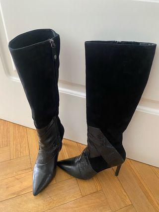 Botas Geox Piel Negras Talla 36