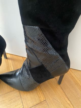 Botas Geox Piel Negras Talla 36