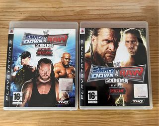 Lote Juegos PS3: WWE SmackDown vs Raw 2008 y 2009