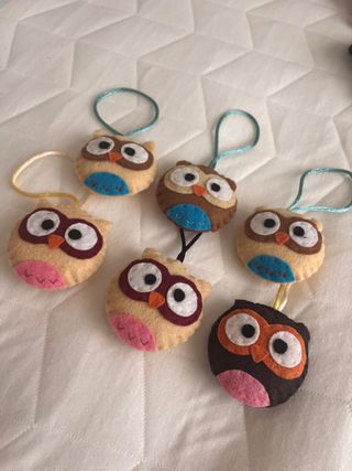 Colgante de fieltro (2€ la unidad)