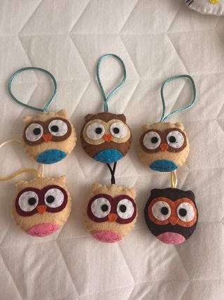 Colgante de fieltro (2€ la unidad)