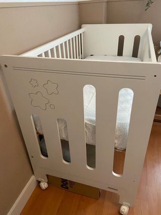 Cuna bebé Trama con colchón