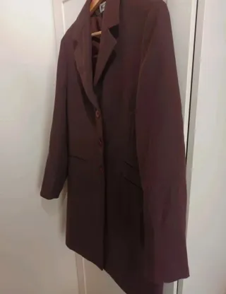 Abrigo YBOO Retro Vintage Morado Talla M