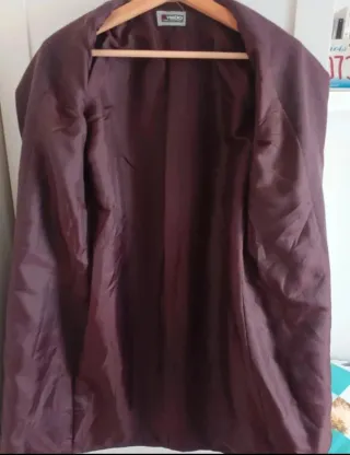 Abrigo YBOO Retro Vintage Morado Talla M