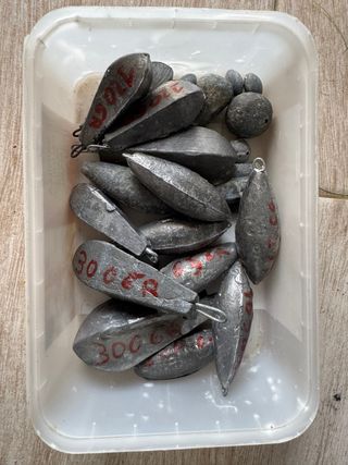 Lote plomos pesca