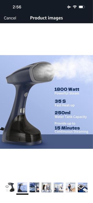 BEAUTURAL Vertical Steam Iron, Folding Clothes Iro