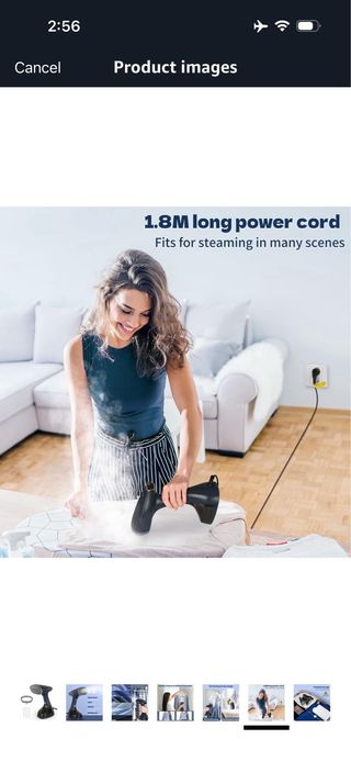 BEAUTURAL Vertical Steam Iron, Folding Clothes Iro