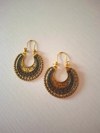 Orecchini vintage dorati