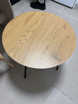 Mesa auxiliar redonda