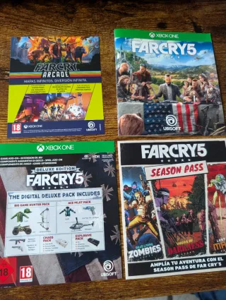 Far Cry 5 Deluxe Edition Xbox One PAL ES. Como nue