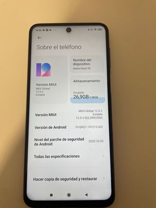 Xiaomi Redmi Note 9S