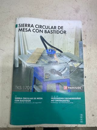 Sierra Circular de Mesa Parkside TKS 1700