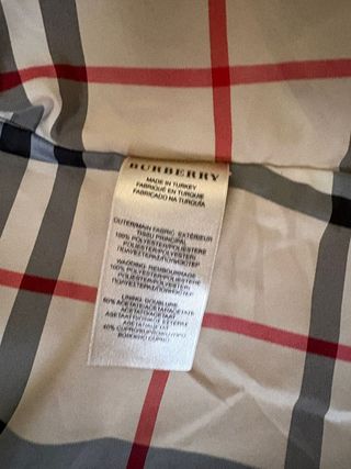 Giubbotto Burberry Brit donna rosso