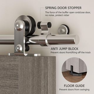 CCJH 167CM Herraje para Puerta Corredera Kit de Ac