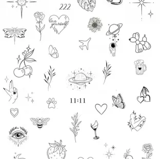 Tatuadora en las  Linea fina y tatuajes pequeños