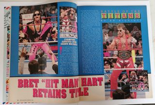 WWF WWE Magazine wrestling vintage febbraio 1993