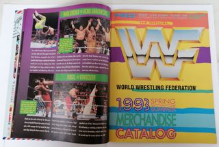 WWF WWE Magazine wrestling vintage febbraio 1993