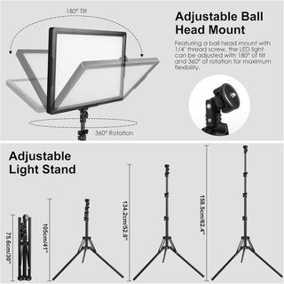 Kit Luces LED Foco Foto Video Estudio