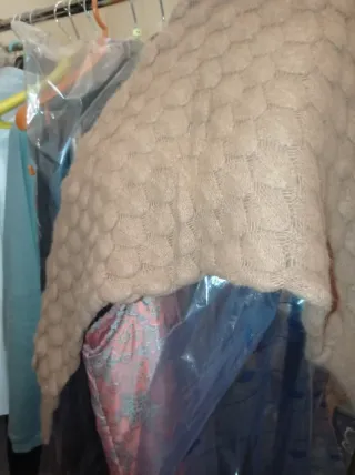 Maglione collo alto color cachi taglia 44