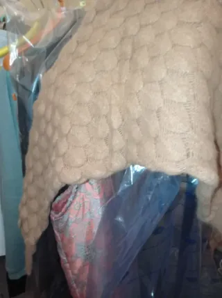 Maglione collo alto color cachi taglia 44