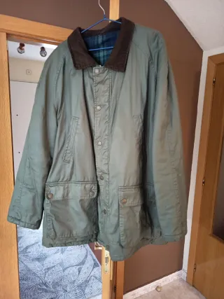 Parka verde hombre