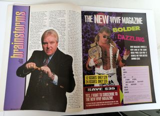 WWF WWE Magazine wrestling vintage marzo 1993