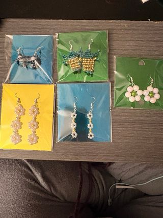 Pendientes hechos a mano