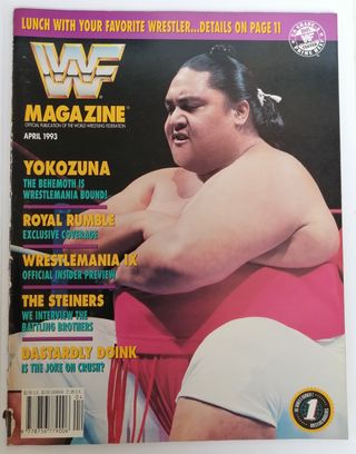 WWF WWE Magazine wrestling vintage aprile 1993