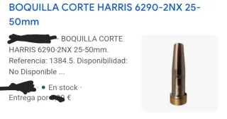 Conjunto 3 boquillas de corte para Juan