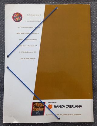 Álbum "Col·lecció Barça Or" (en catalán)