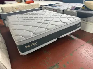 180x200 KING SIZE 2BASES RETAPIZADA3D 90x200(12/p