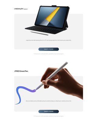 POCO PAD M1 Wifi 8GB 256GB Tablet Azul