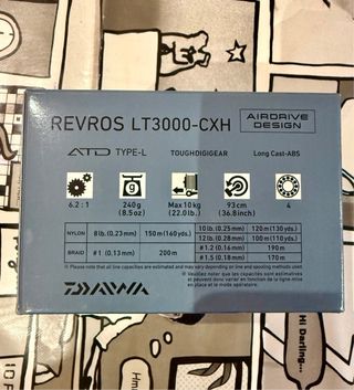 Carrete DAIWA Revros LT 3000 CXH