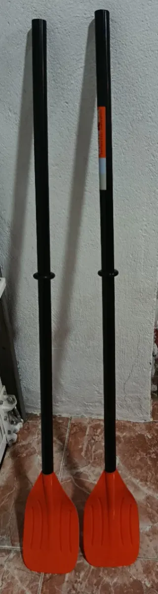 2 Remos Naranja y Negro