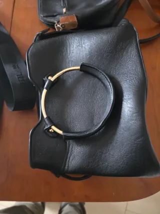 Conjunto de 5 bolsos negros