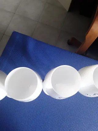 4 Calici Champagne Anna Codorniu Bianchi opachi